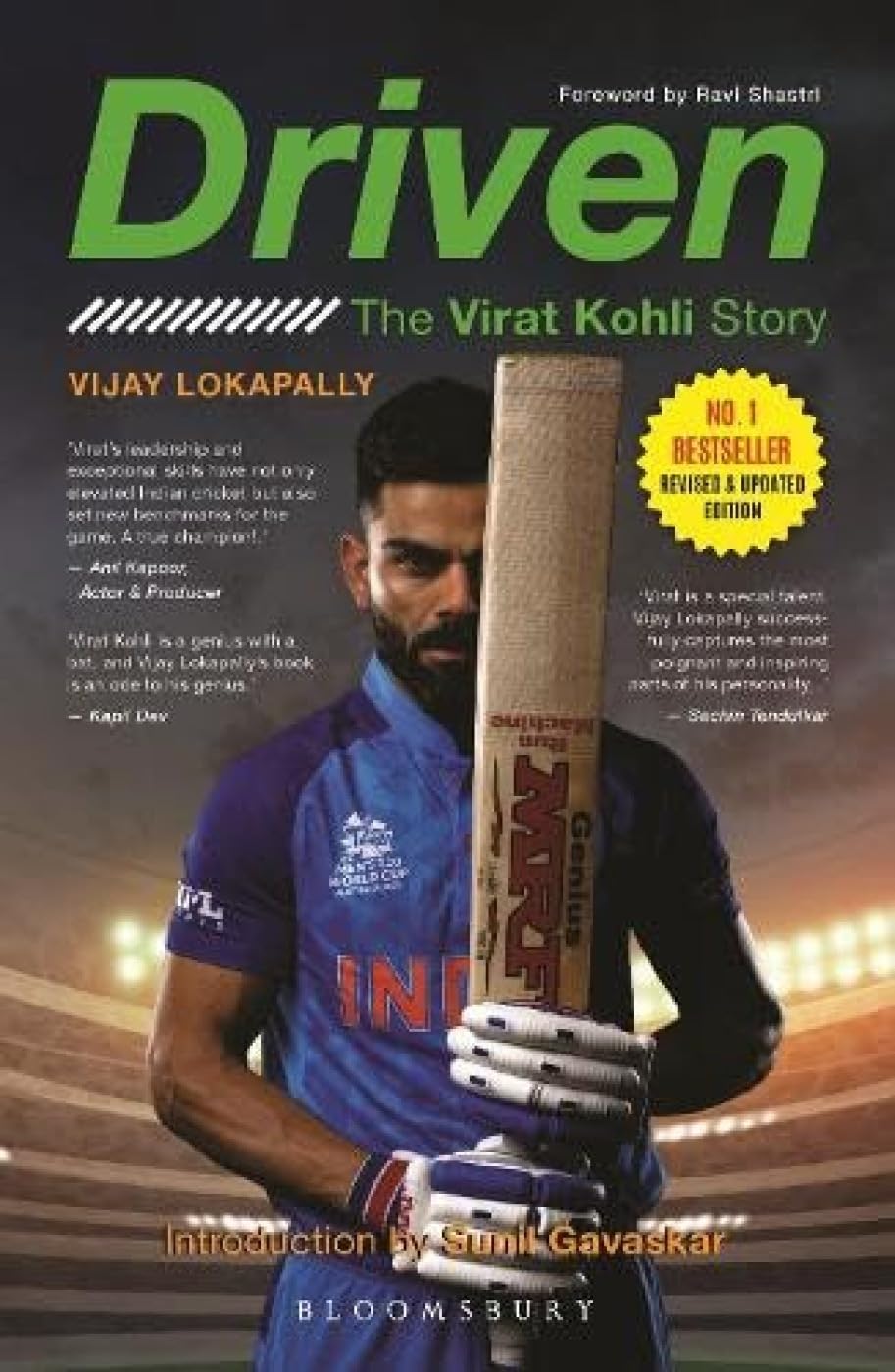 Driven: The Virat Kohli Story, book cover